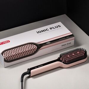 Tymo Ionic Plus Pink Hair Straightening Brush